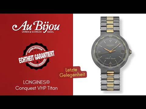 ⌚ Longines® Conquest Very High Precision Secondhand Uhr vom Schweizer Uhrmacher