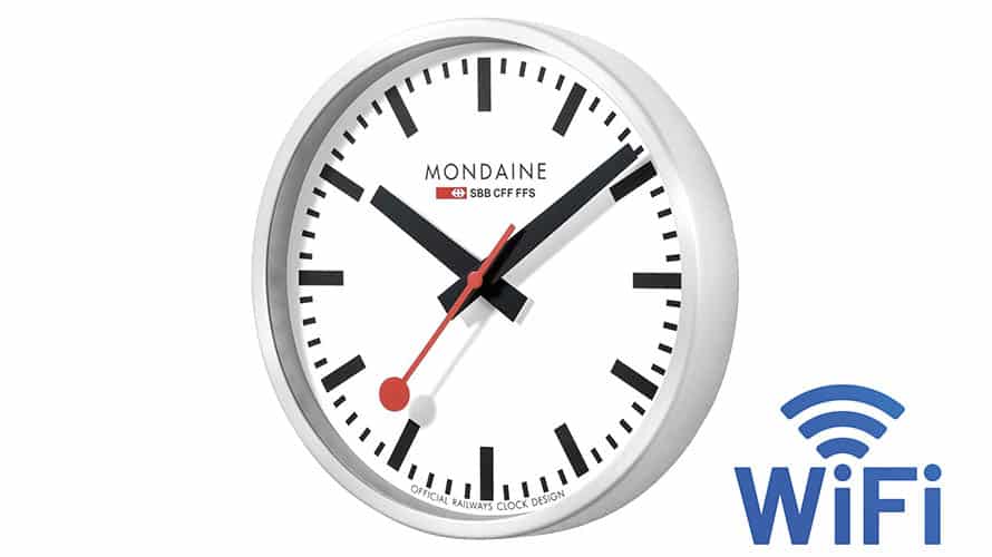 Blog Mondaine WiFi Wanduhr 2022