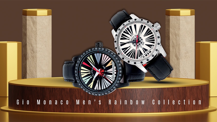 Gio Monaco Rainbow Uhren Collection Baselworld
