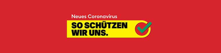 Vor Coronavirus schützen