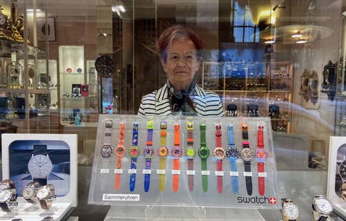 Swatch Sammleruhren in Basel