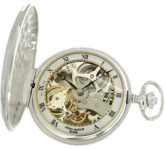 Taschenuhr Skelett